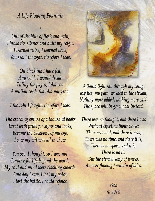 A Life Flowing Fountain - Illustrated Poem - HOME